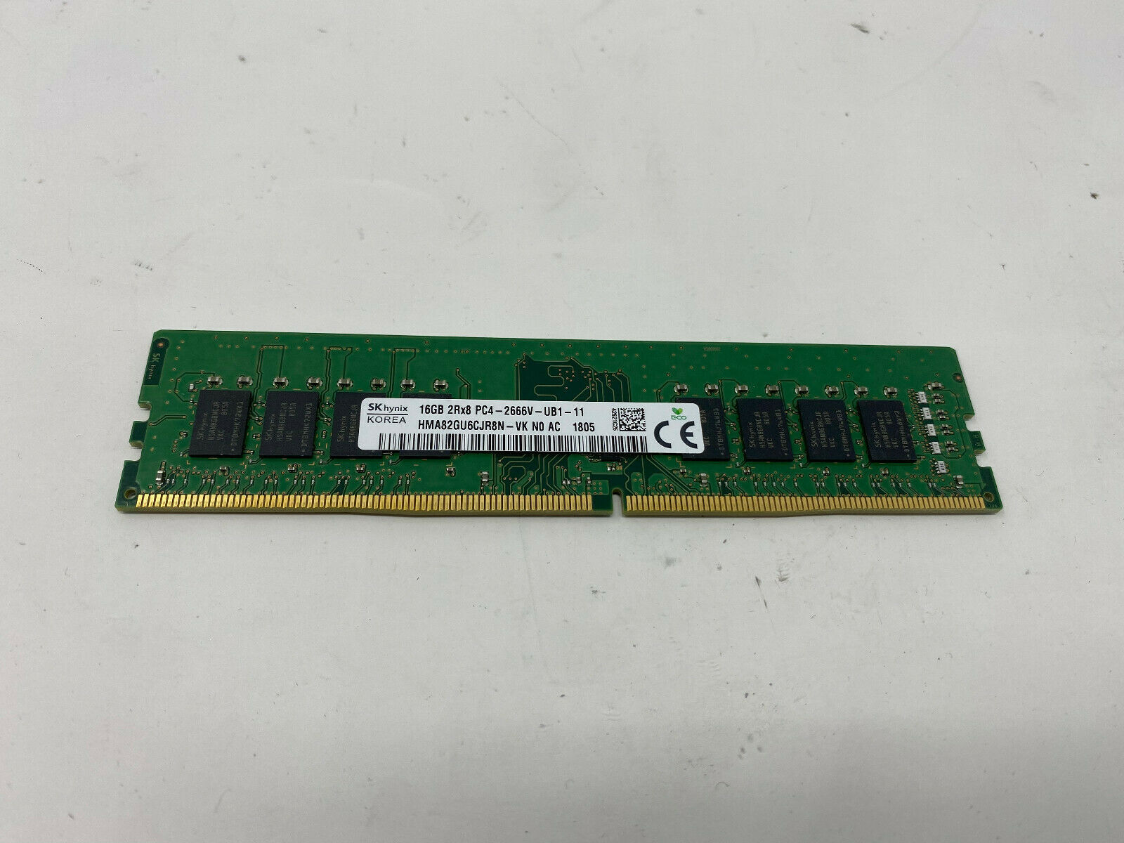 SK hynix 16GB DDR4 2666MHz Desktop Memory RAM 2Rx8 PC4-2666V HMA82GU6CJR8N-VK