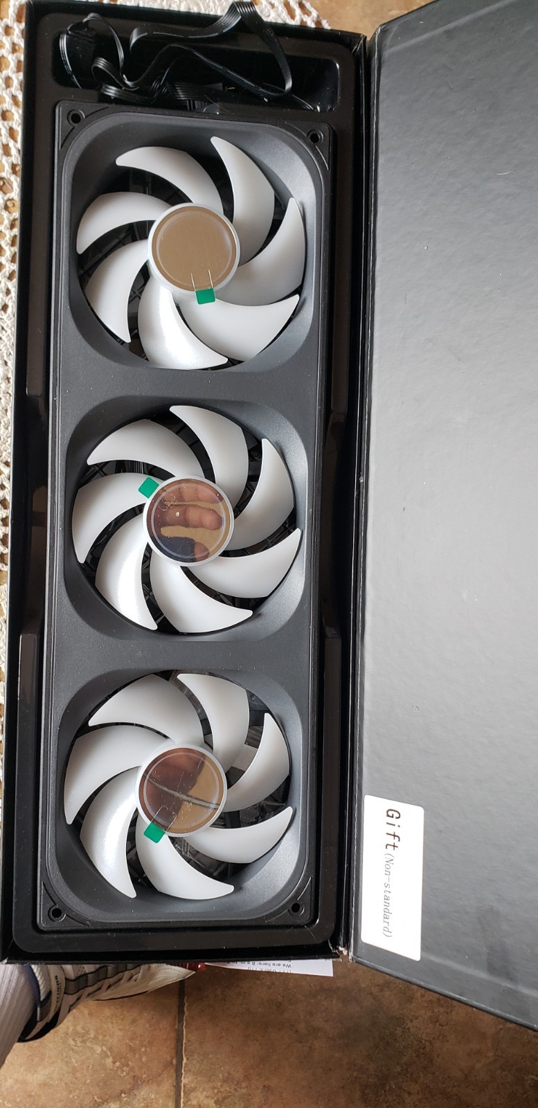 JONSBO ZB-360 ARGB Infinity Mirror Triple 120mm Hydraulic Case Fan 2400RPM
