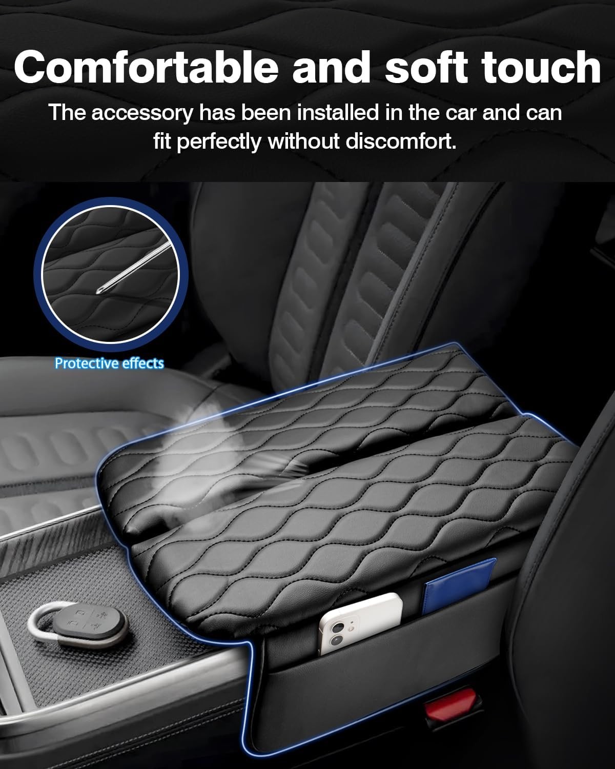 Autorder Center Console Cover for 2022-2025 2026 2022-2026 Rivian R1T/R1S