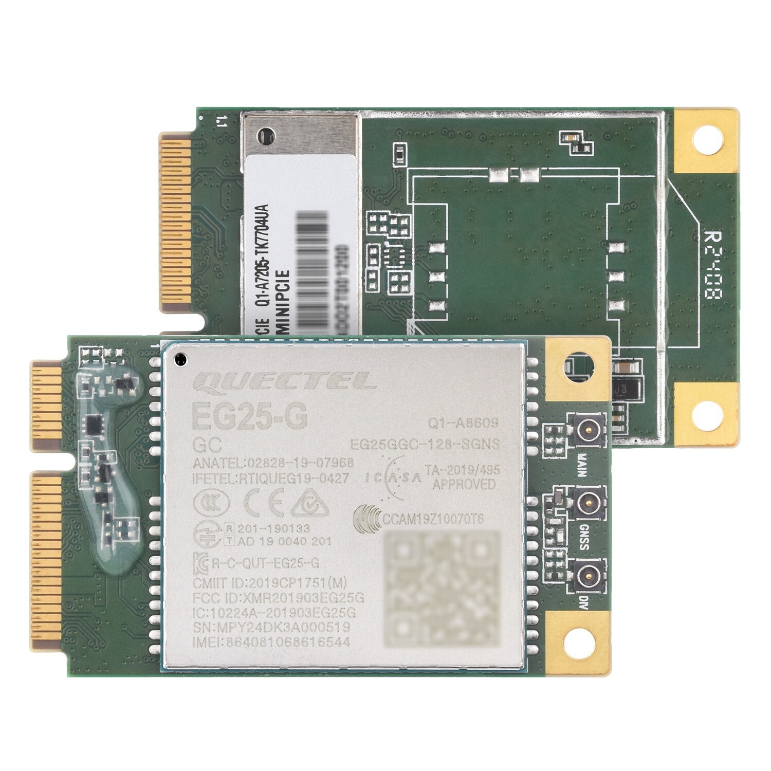 Waveshare Quectel EG25-G mPCIe Module LTE Cat 4 module PCI Express Mini Card