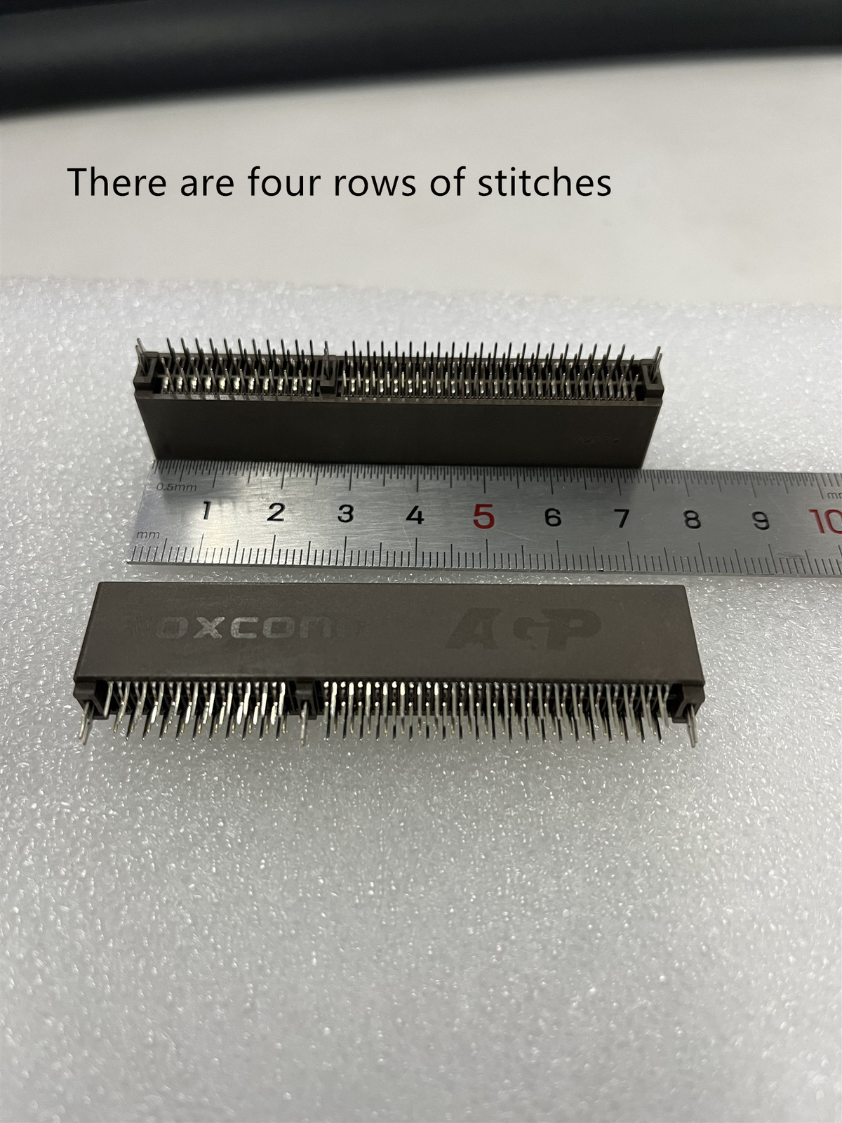 2PC NEW AGP connection piece AGP 62/124 PIN 11AC1-050124-71R