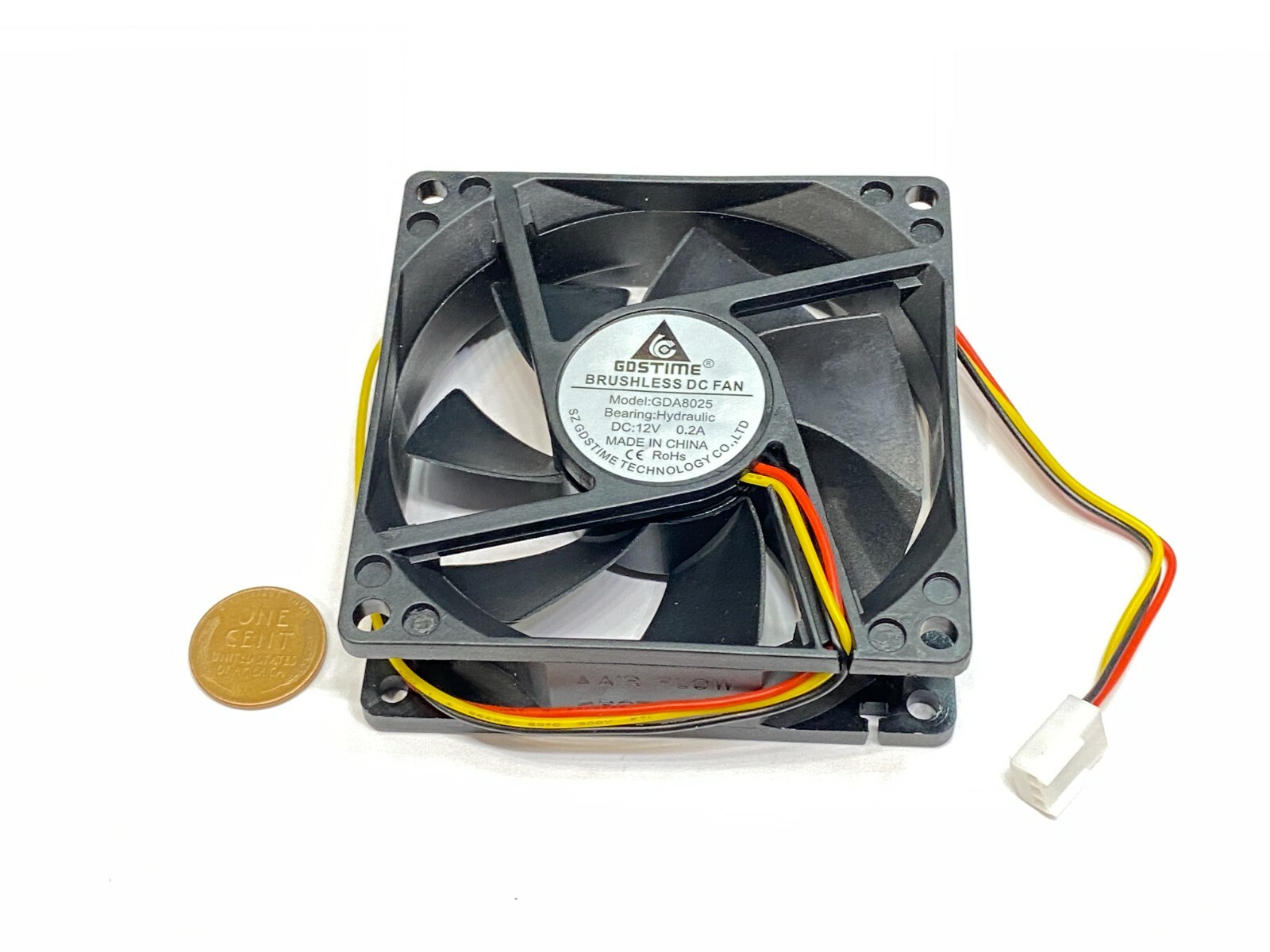 8025 12V 80mm 25mm 3pin Cooling Fan PC Case Power Supply Gdt8025S GDA G9