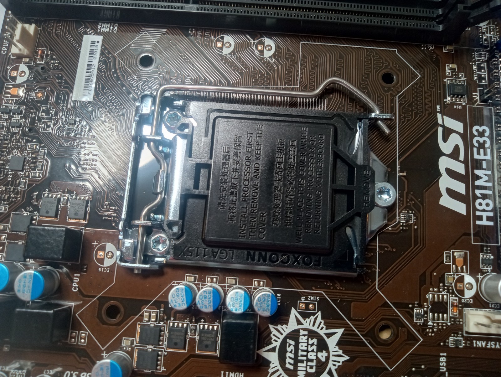 MSI H81M-E33 Micro ATX Motherboard LGA1150 DDR3 SATA3 NEW