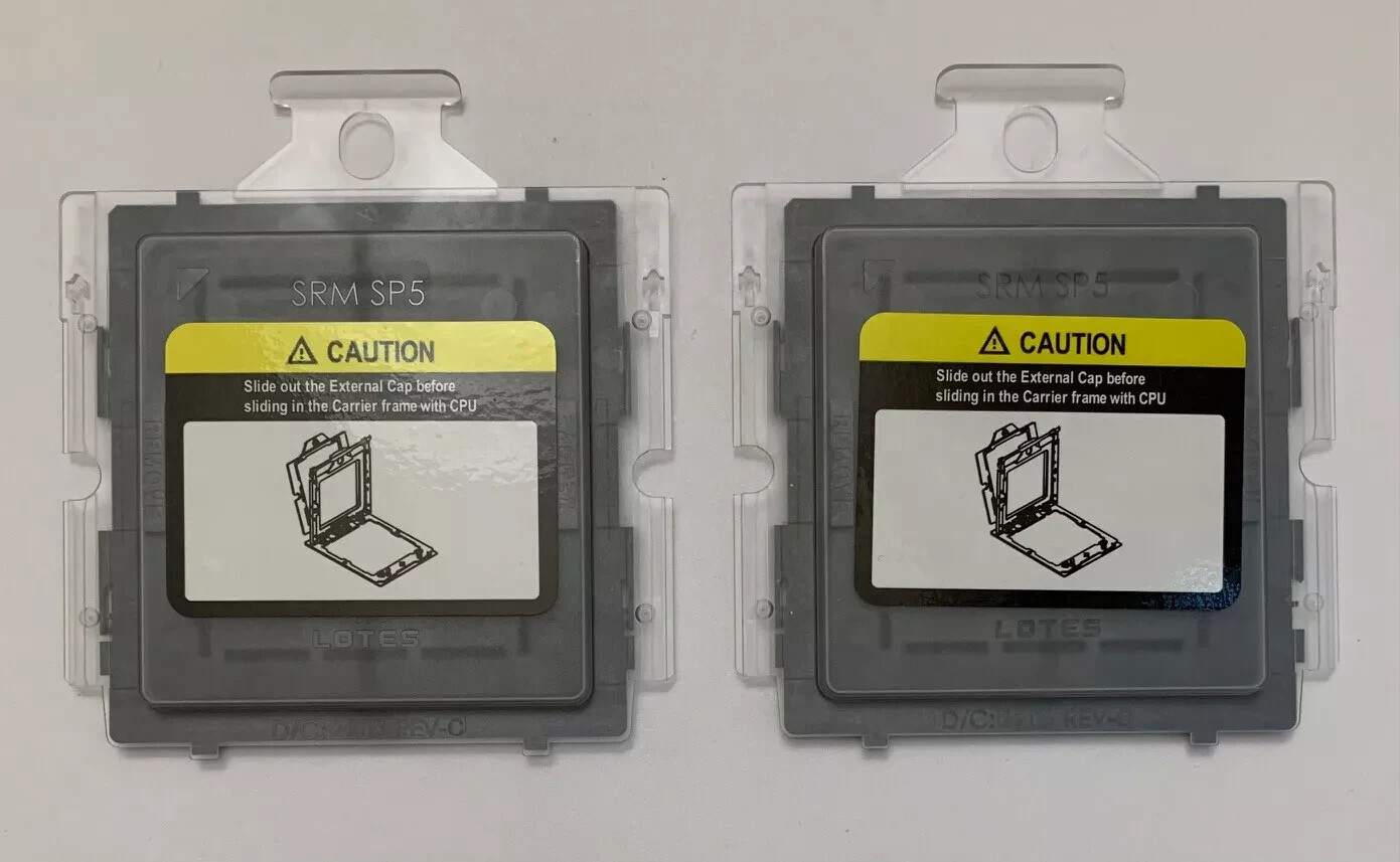 2pcs AMD CPU LOTES SRM SP5 Socket Plastic Protector Cover Cap