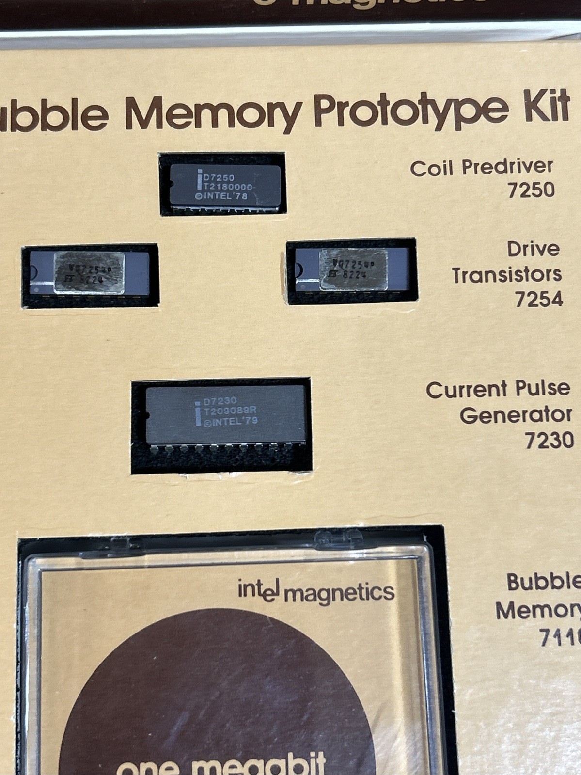 Rare NIB Intel Magnetics BPK-72 Bubble Memory Prototype Kit 7110,Complete W/Docs
