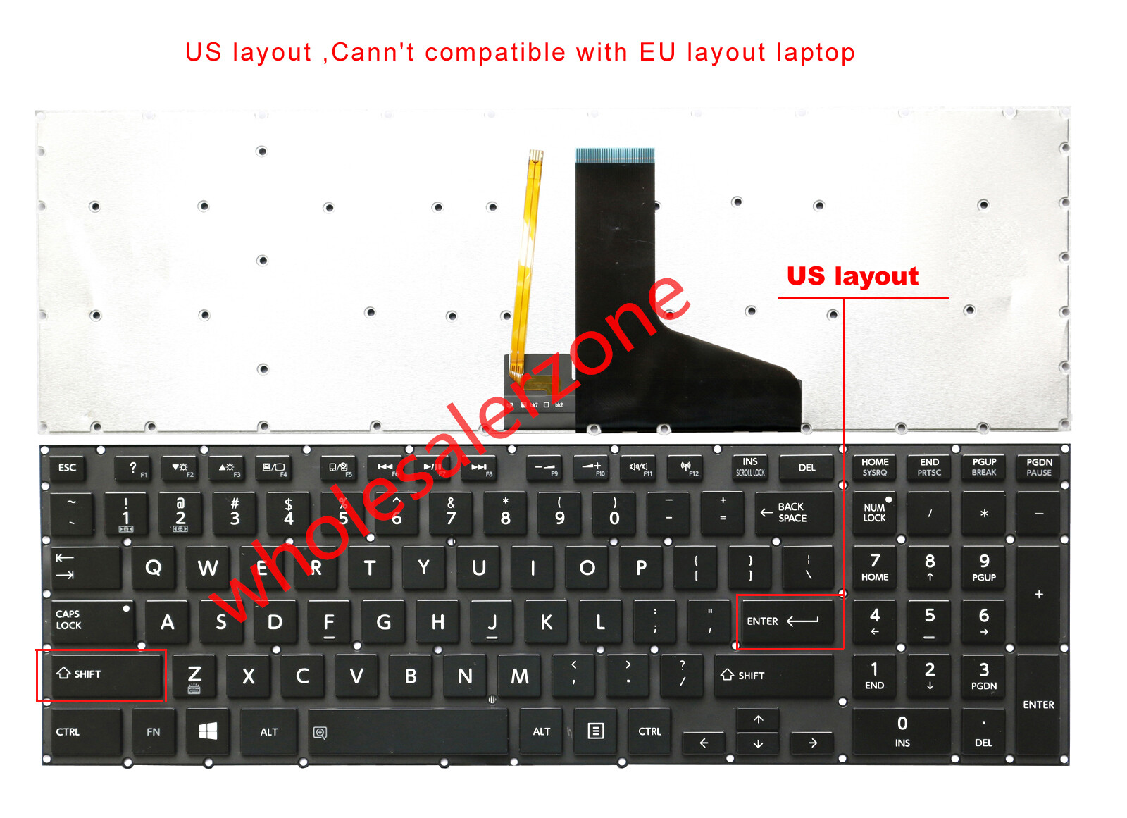 New for Toshiba Qosmio X75-A X75-A7180 X75-A7195 series laptop Keyboard backlit
