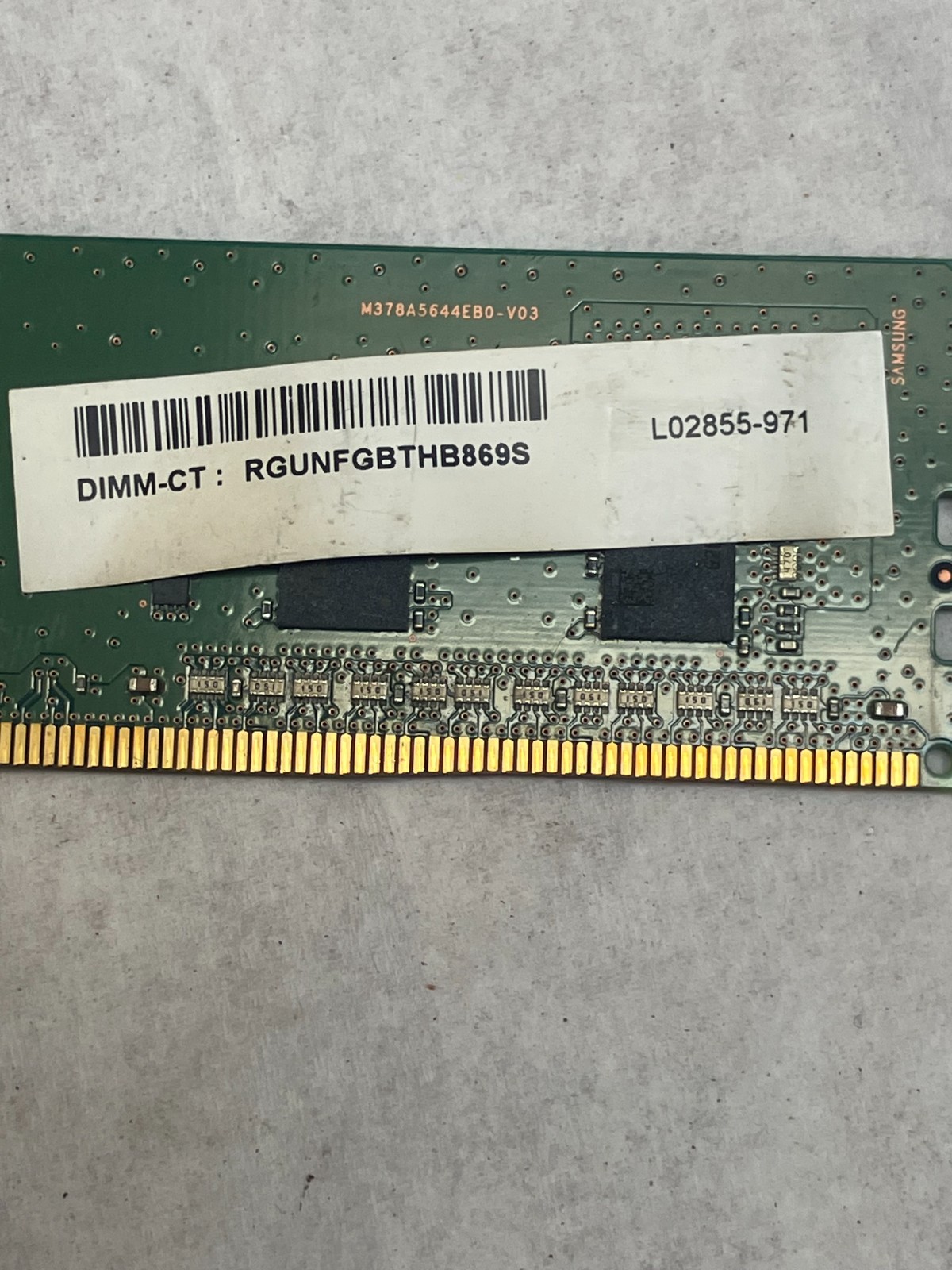 Samsung 4GB 1Rx16 PC4-2666V-UC0-11 Non-ECC Unbuffered Memory M378A5244CB0-CTD