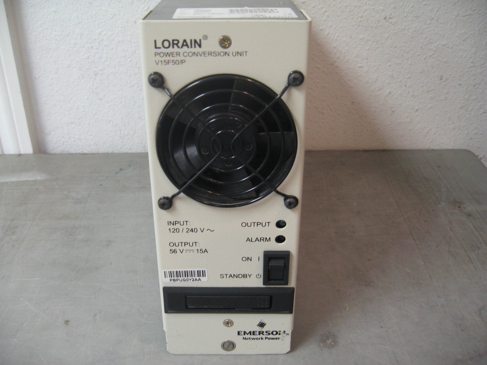 EMERSON LORAIN V15F50/P 486530400 Power Conversion Unit PBPUG0Y2AA Refurbished