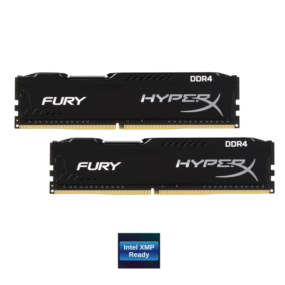 Kingston HyperX Fury 16GB (2x8GB) DDR4-3200MHz CL16 RAM Black