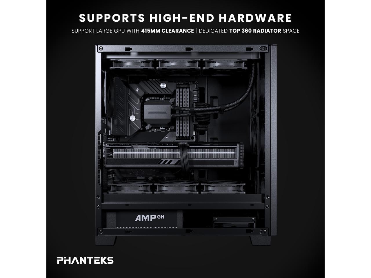 Phanteks PHXT523PSC_BK01 XT Pro Silent Mid-Tower Gaming Chassis Black