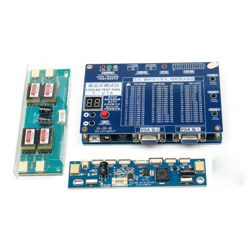 Laptop LCD/LED Test Tool Kit Panel Screen tester+ Lvds Cables + Inverter