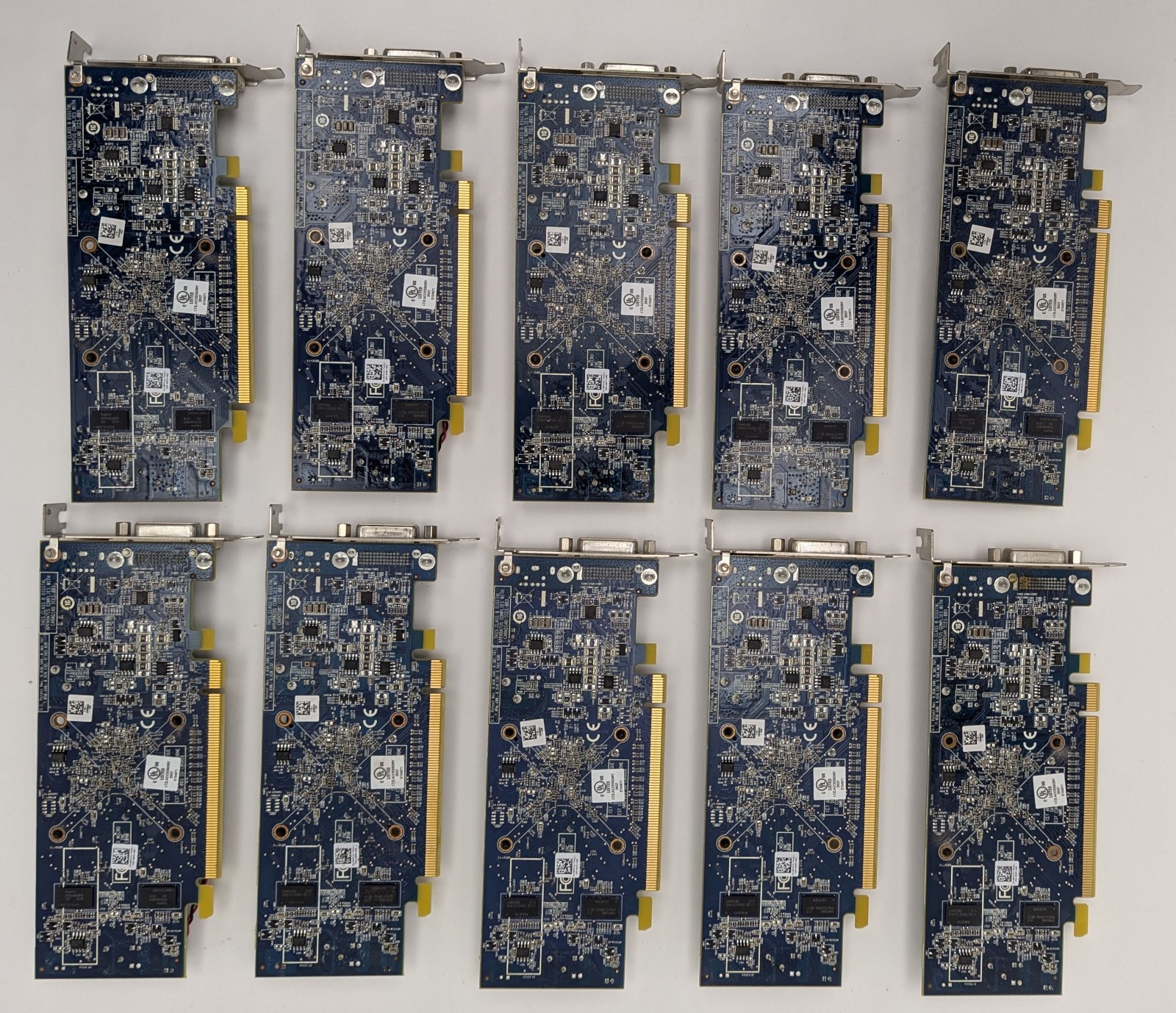 Lot of 10 Dell AMD Radeon HD 6350 512MB GDDR3 Graphics Card Low Profile 0HFKYC