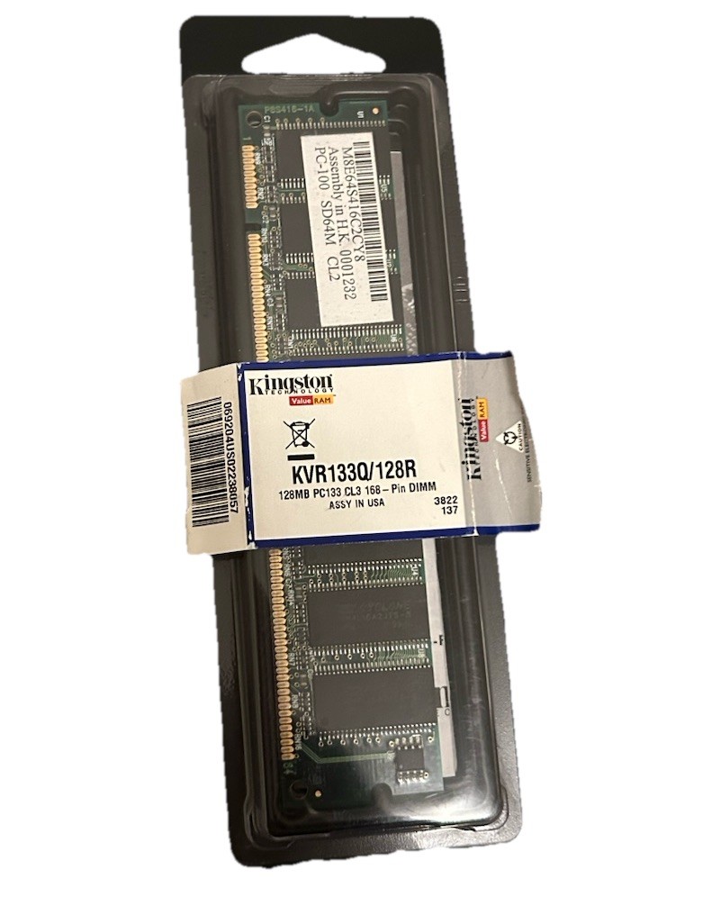 Kingston KVR1330/128R 128MB 168-Pin