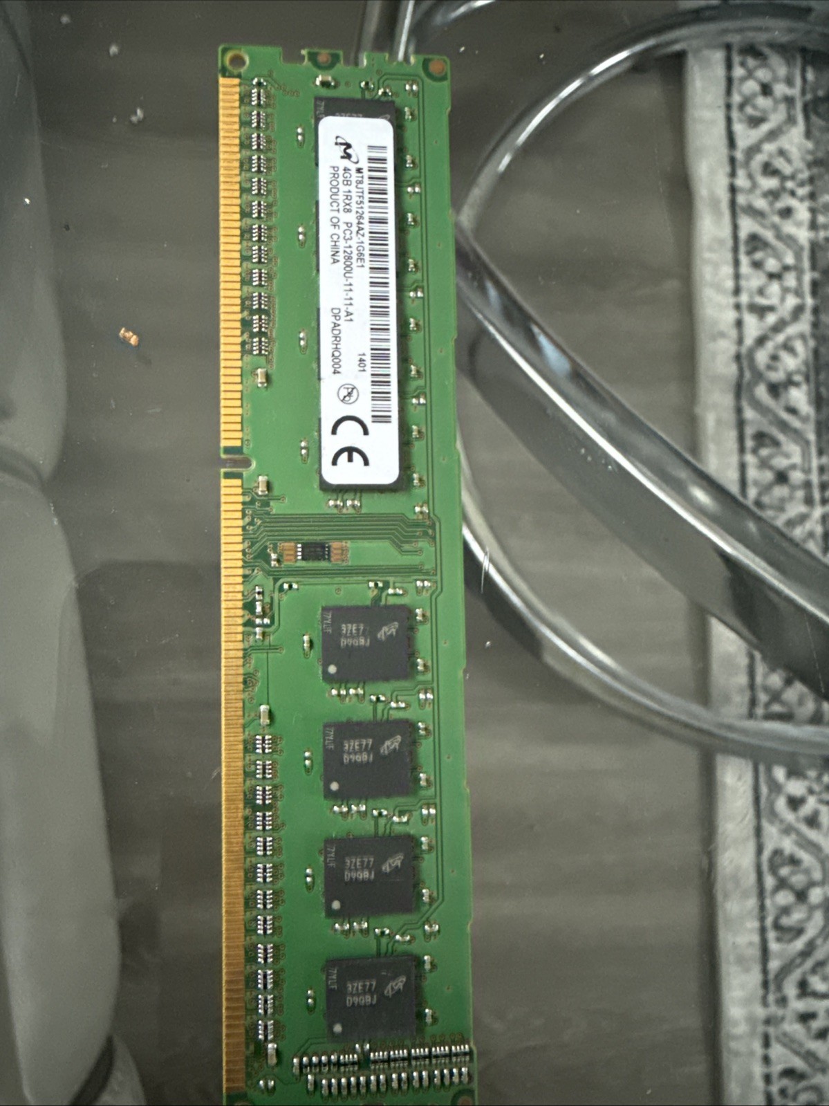 Micron 4GB PC3-12800 (DDR3-1600) Memory – MT8JTF51264AZ-1G6E1