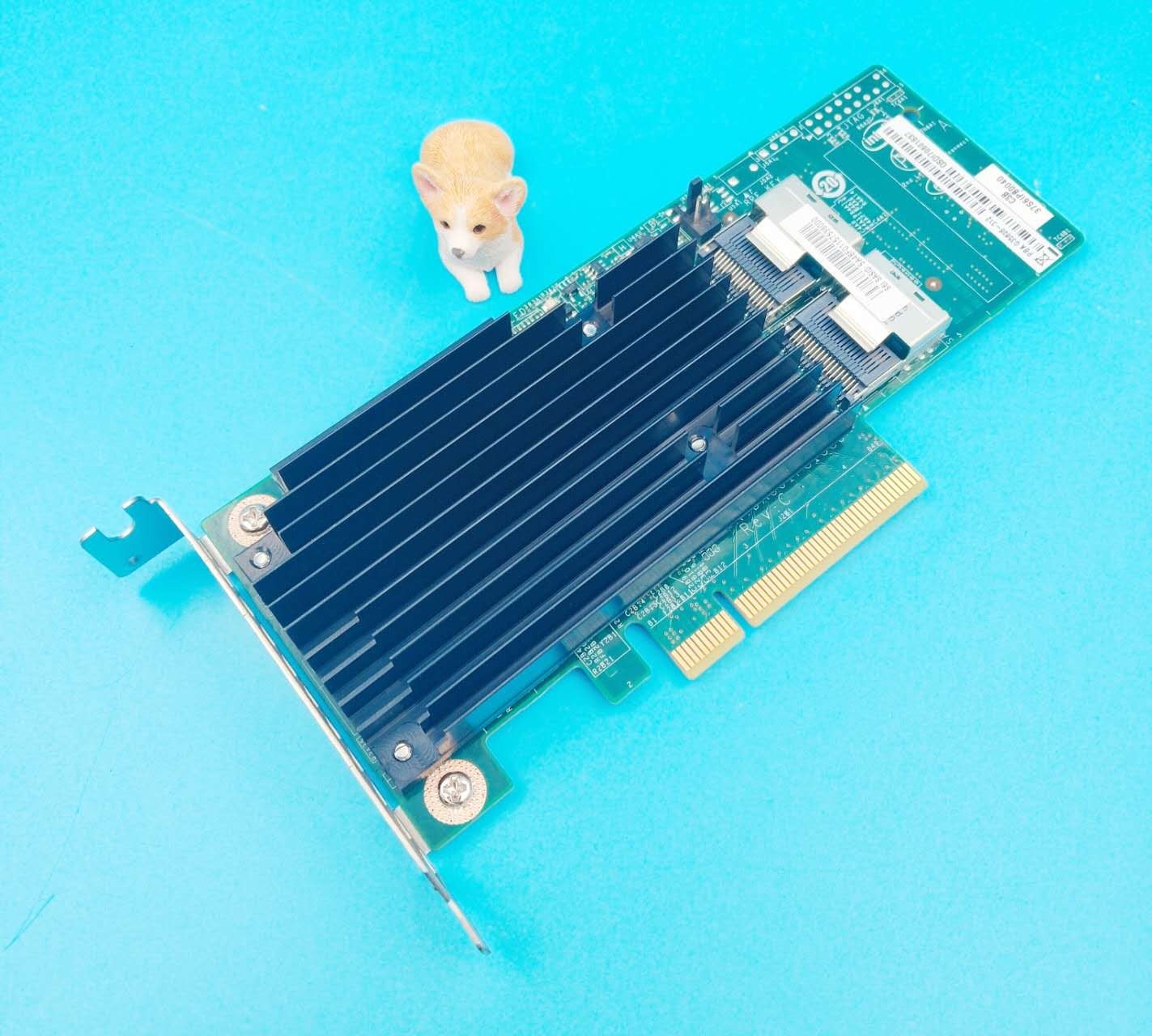 INTEL PBA G35828-311 PCIE x8 6G SAS/SATA INTERNAL RAID CONTROLLER 8-PORT CARD LP