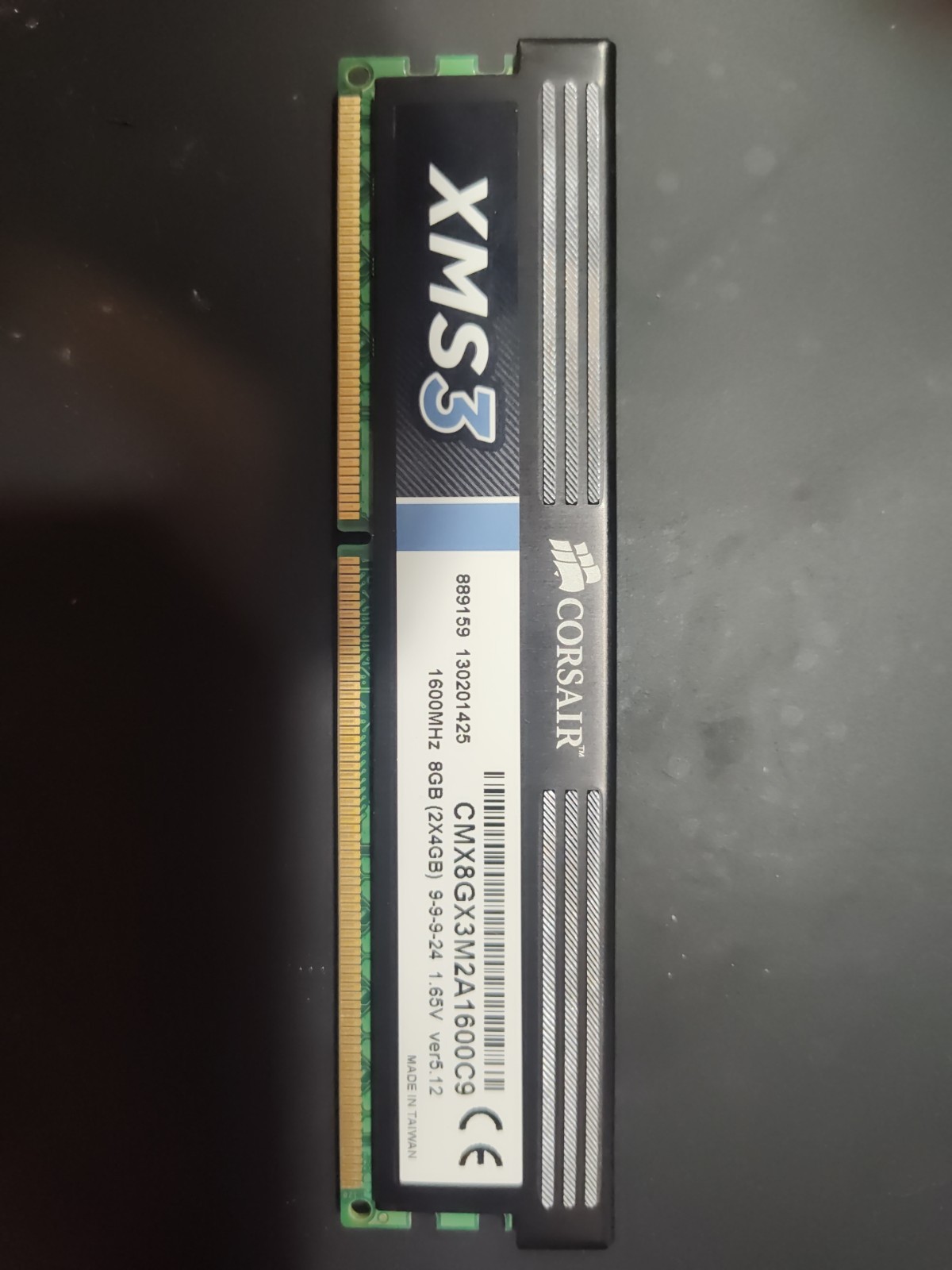 Corsair 4GB RAM DIMM 1600MHz DDR3 Memory Module