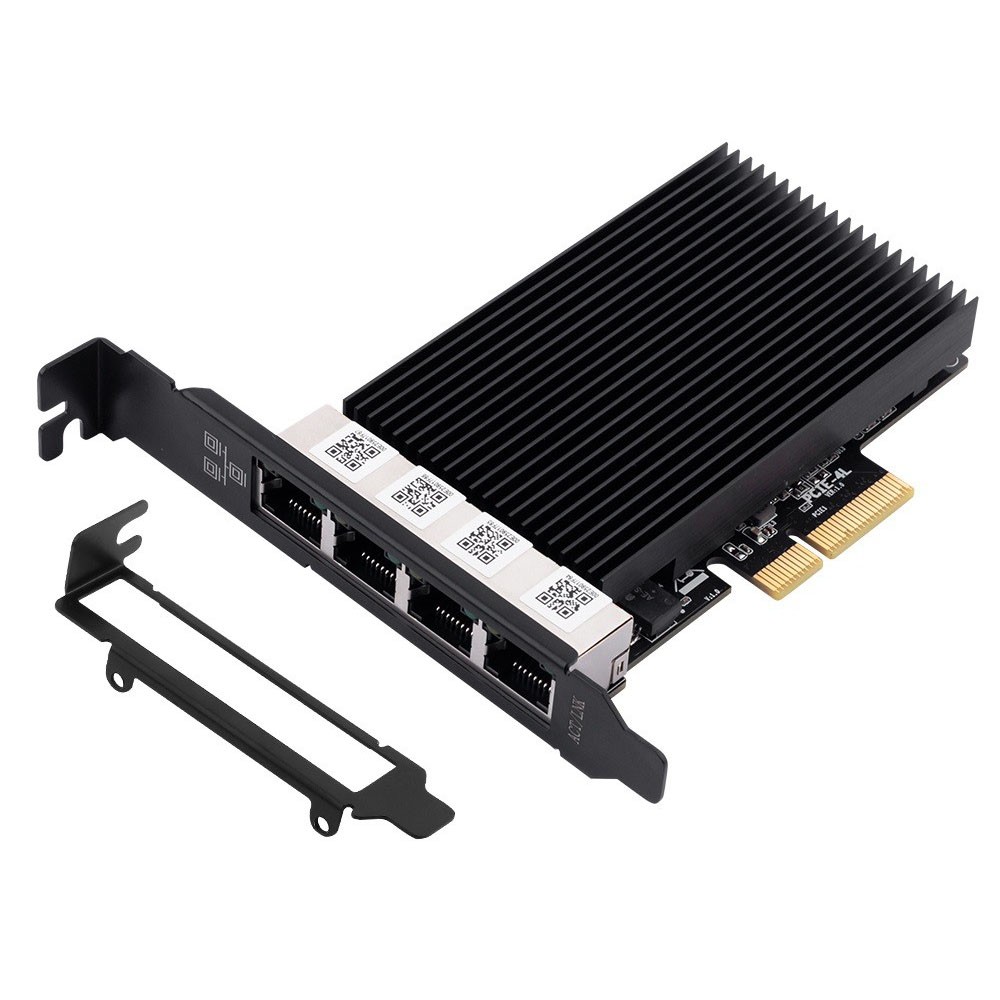 Intel I226 Quad Port 2.5Gbps PCIe RJ45 Gigabit Ethernet Network Adapter Server