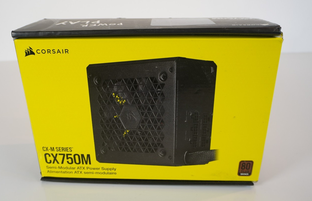 Corsair CX750M Semi-Modular ATX Power Supply CX-M Series Ultra Low Noise Compact