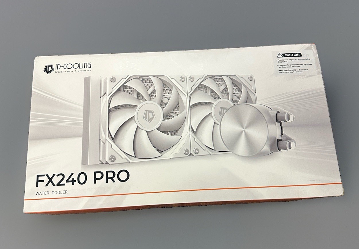 ID-COOLING FX240 PRO Liquid CPU Cooler for Desktop – 240mm AIO Cooler, 2 x 120mm