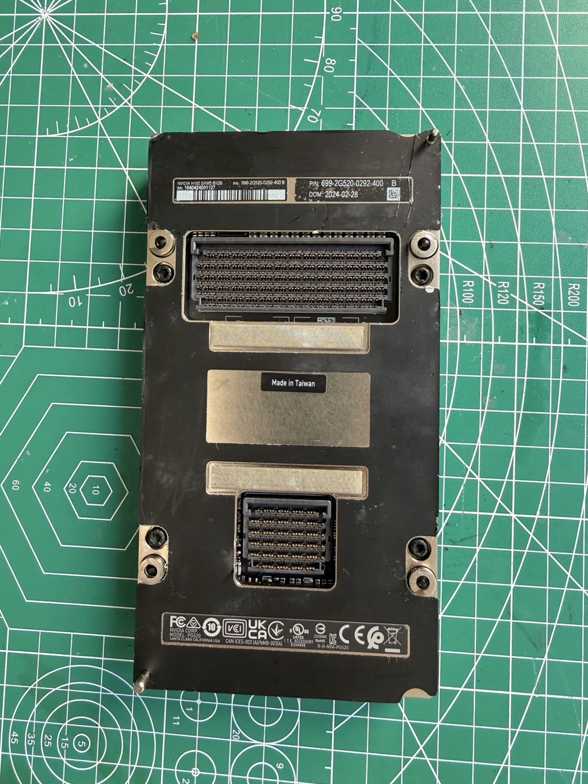 NVIDIA H100 SXM5 80GB HBM3 GPU – FOR PARTS / AS-IS