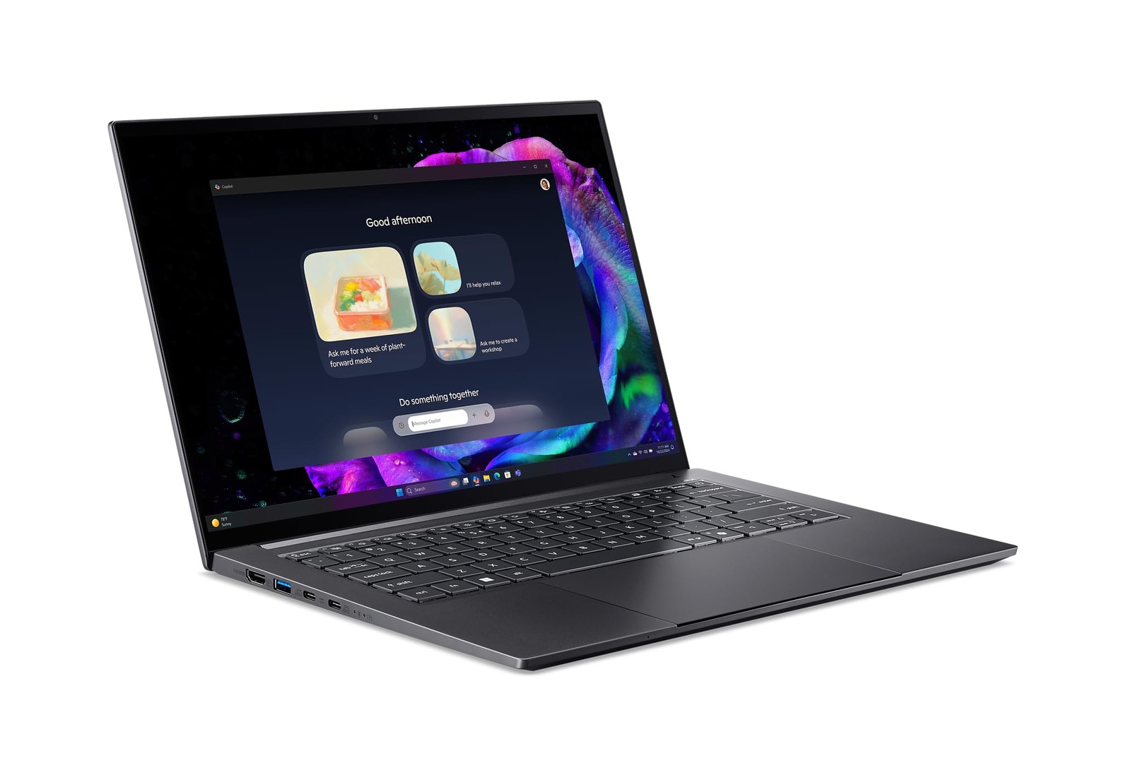 Acer Swift X 14 OLED Gorilla Glass- AMD Ryzen AI 7- RTX 5060- 32GB LPDDR5X – 1TB