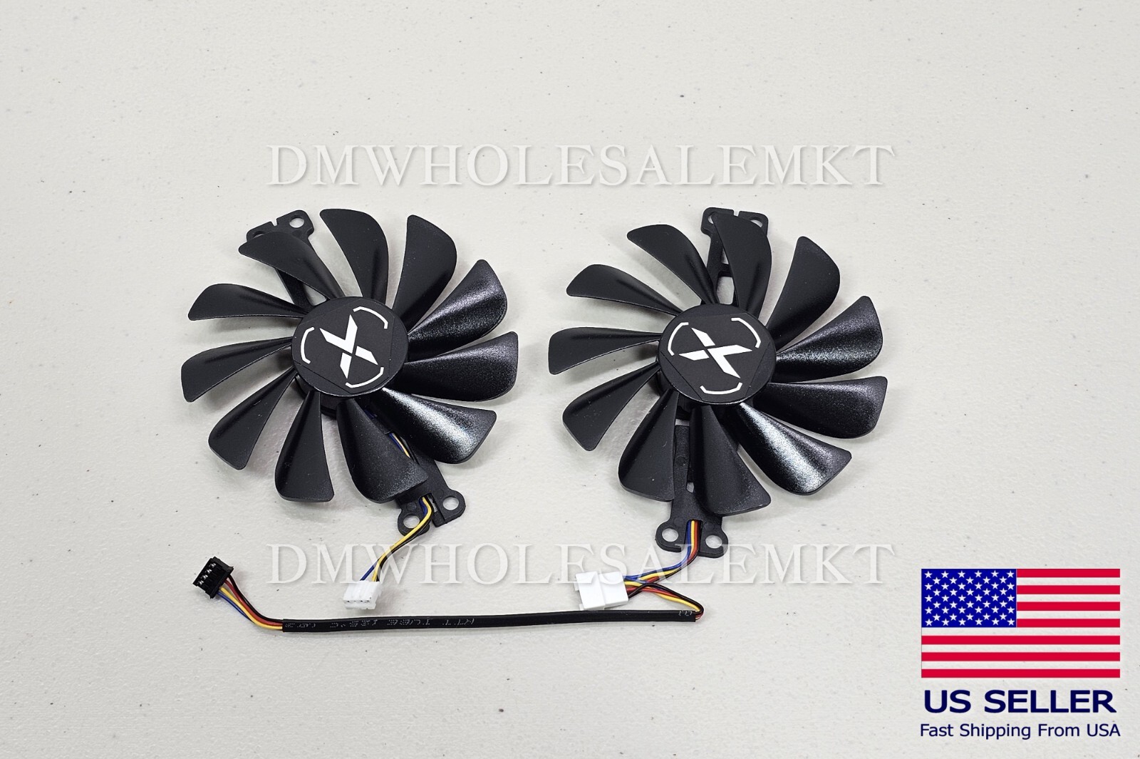 GPU Fan Cooler Replacement For XFX Speedster SWFT 210 RX 6600 6600 XT 6650 XT