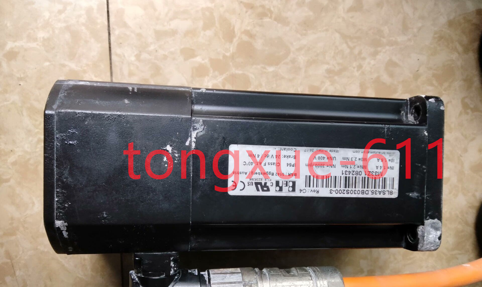 Used B&R 8LSA35.DB030S200-3 motor Via FedEx or DHL