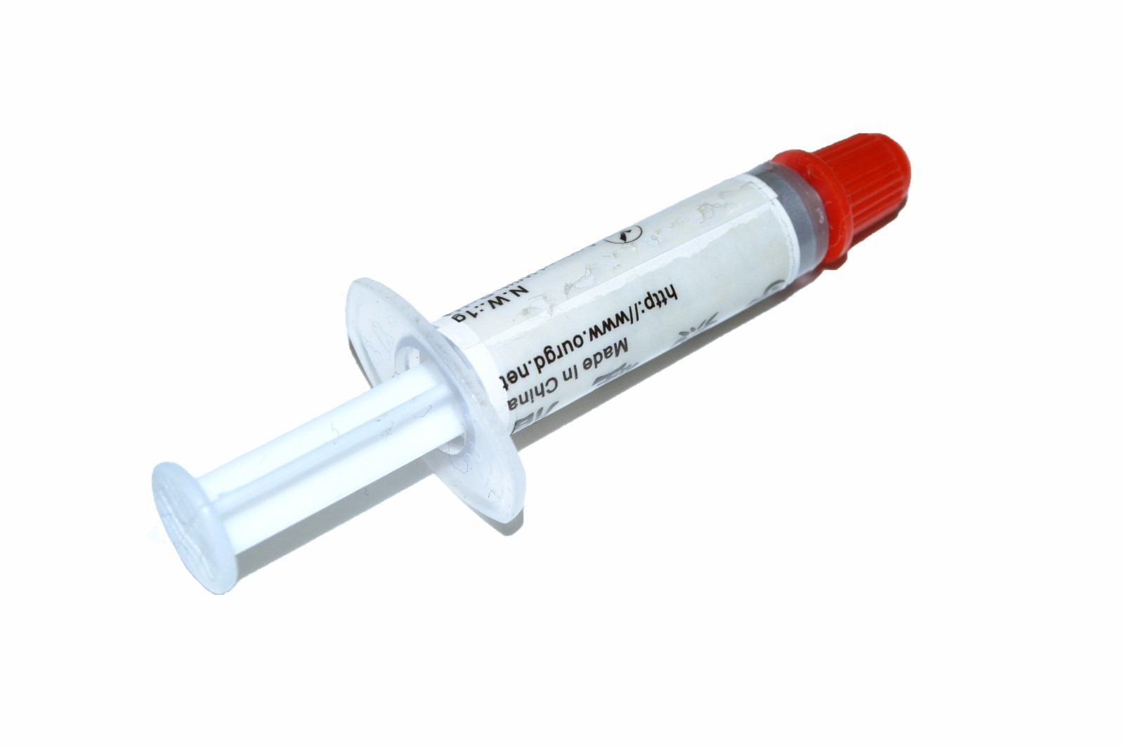 High Performance Silver Thermal Compound Paste Grease CPU GPU Syringe Tube Gray